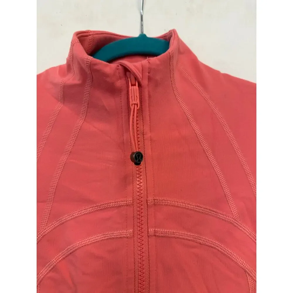 Lululemon Coral Define Zipup Jacket Sz 4